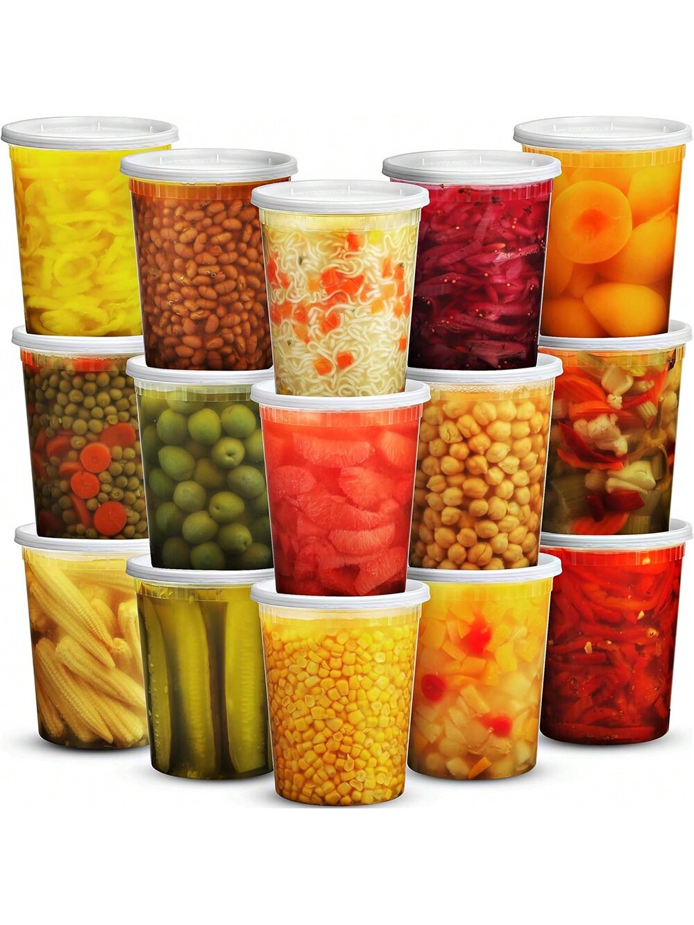 Meal Prep Recipes - 24 Pak 32oz wadah Deli dengan