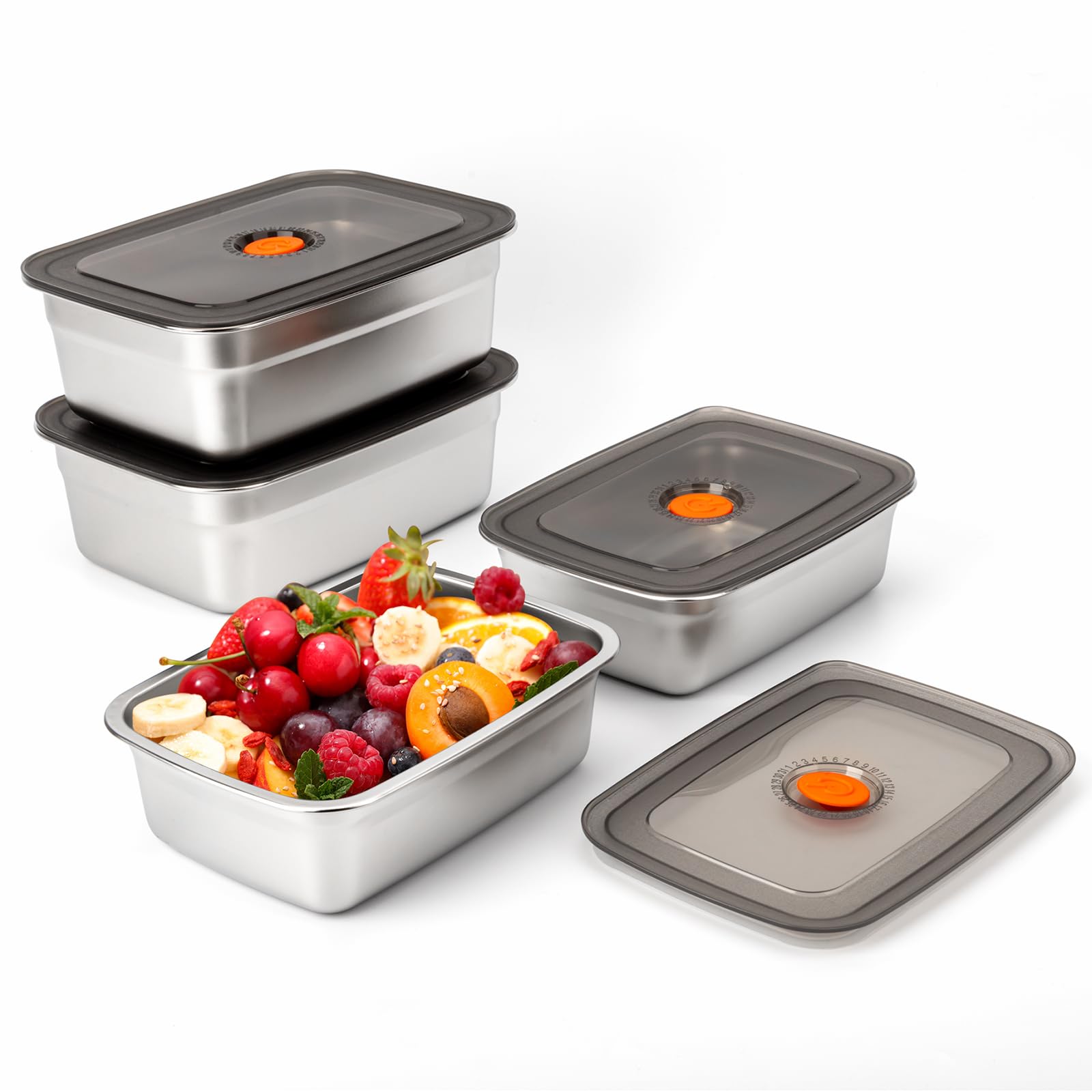Stainless Bento Box - Kotak Makan Siang Berkemah Baja Tahan