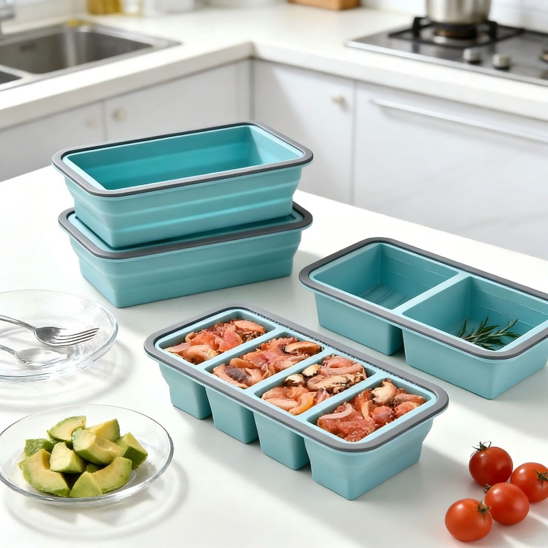Meal Prep Freezer - Cetakan Es Silikon untuk Sup dengan