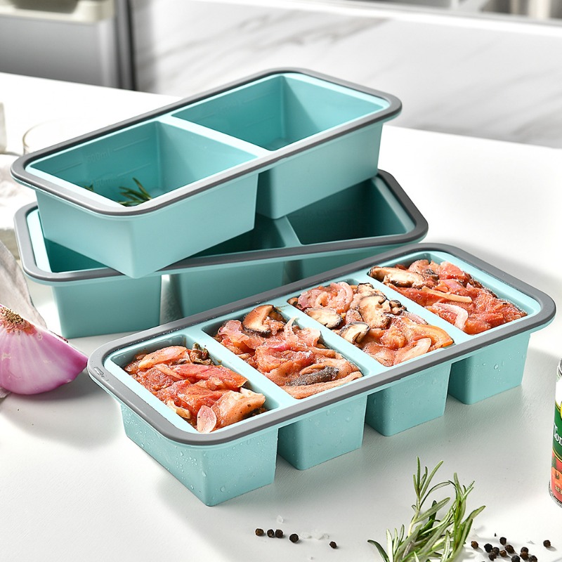 Meal Prep Template - Cetakan Es Batu Besar - Wadah