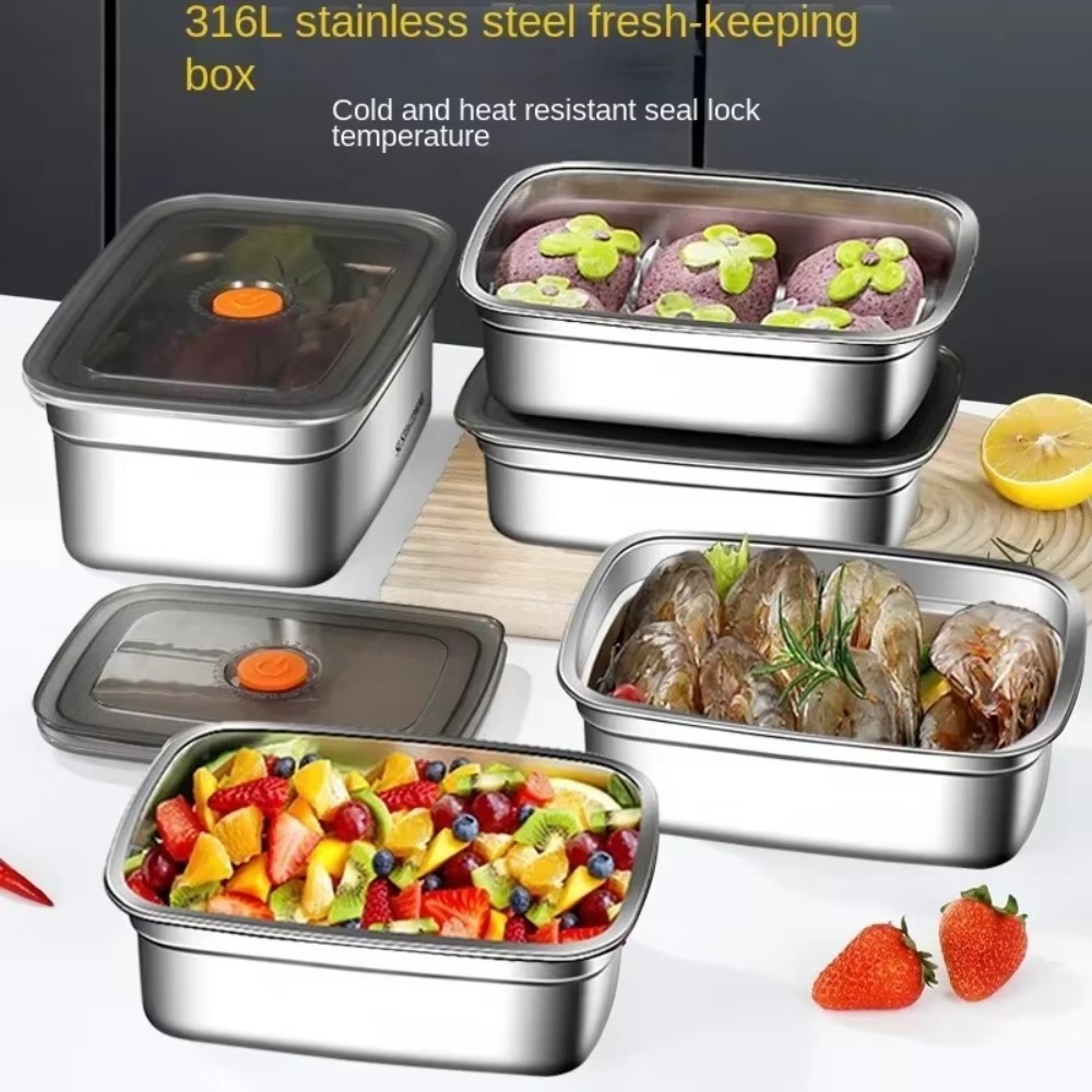Meal Prep Freezer - Kotak Makan Siang Berkemah Baja Tahan