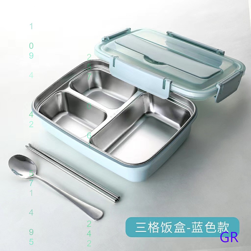 Stainless Bento Box - Kotak Makan Siang Portabel Bento Box