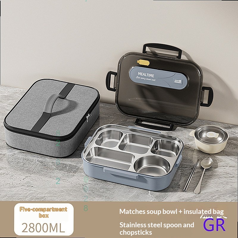 Stainless Bento Box - Kotak Bento Kapasitas Besar dari Baja