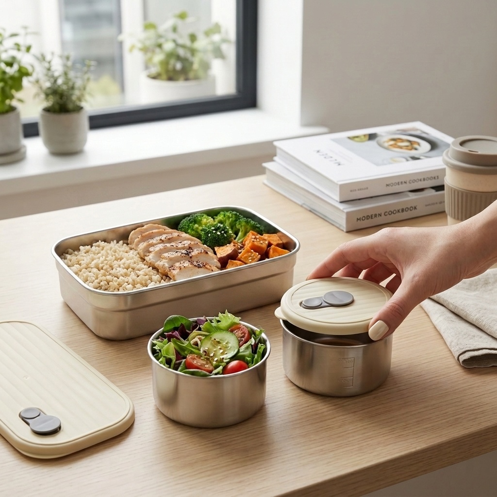 Meal Prep Recipes - Kotak Bento dari Baja Anti Karat