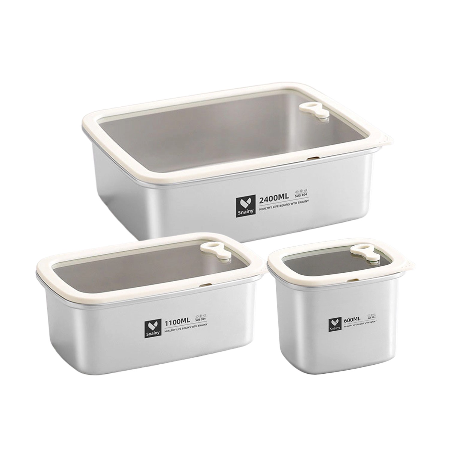 Stainless Bento Box - Kotak Penyimpanan Makanan Vakum Mikro dari