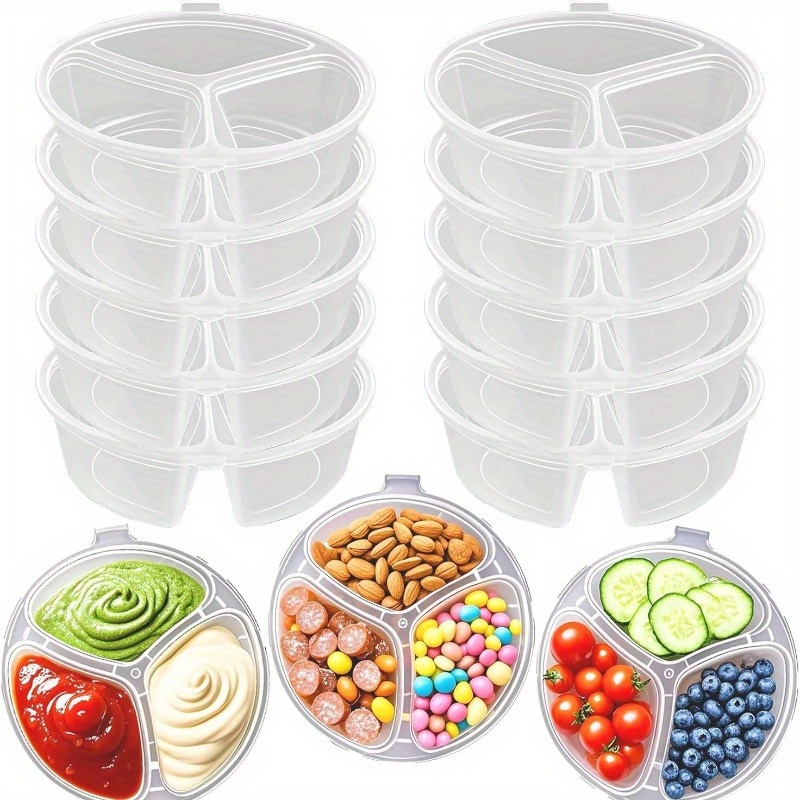 Meal Prep Recipes - Wadah Makanan Sekali Pakai Bulat 3