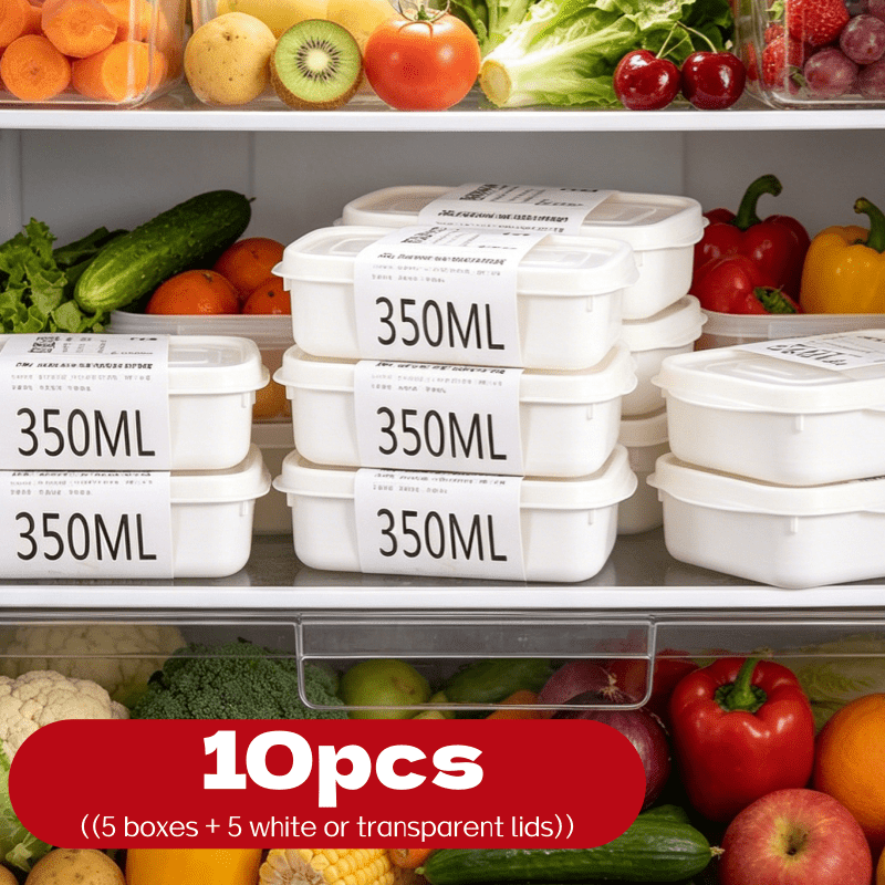 Meal Prep Freezer - 10 Buah Set Kotak Penyimpanan Makanan