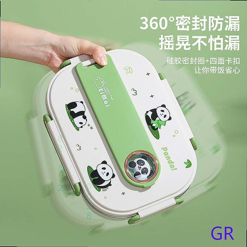Stainless Bento Box - Kotak Makan Siang Panda dari Baja