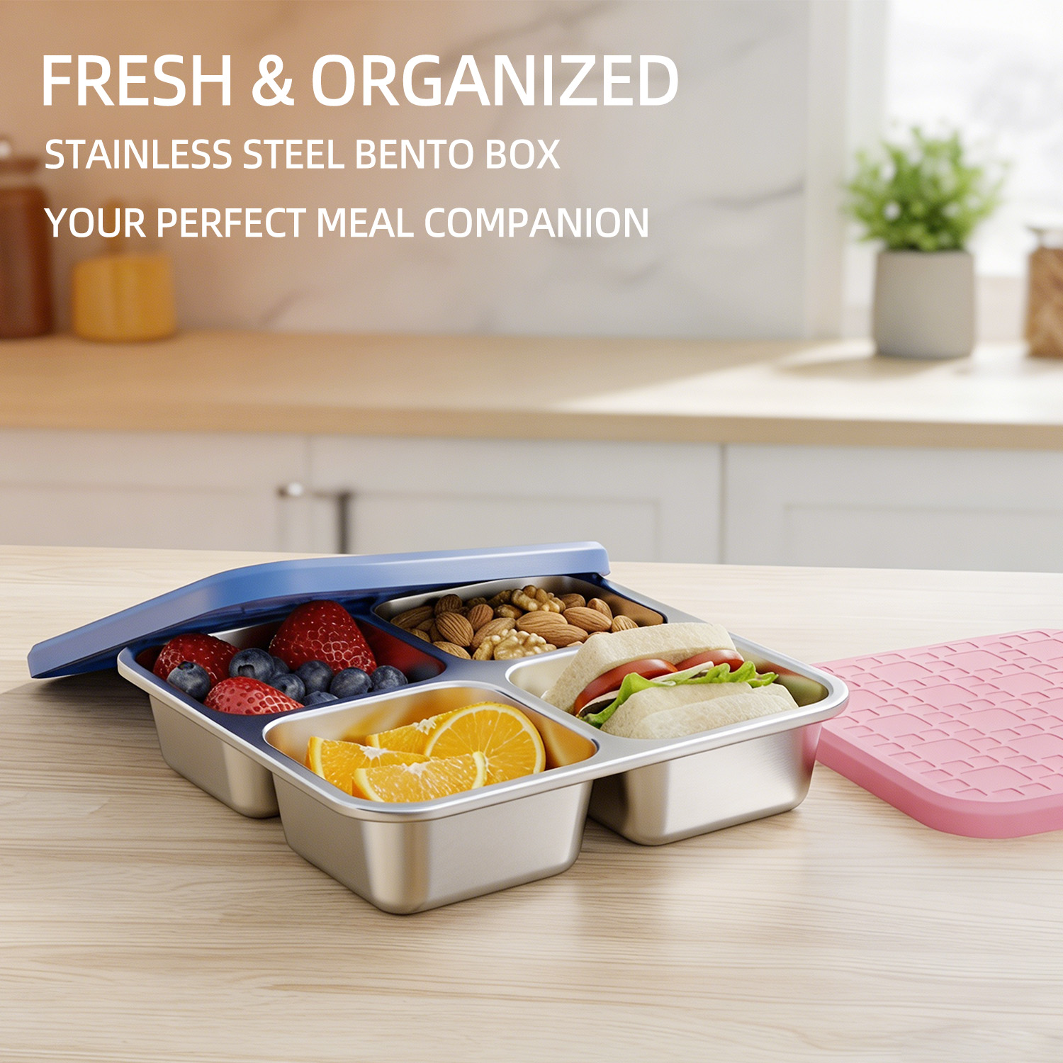 Stainless Bento Box - Wadah Makan Stainless Steel 304 dengan
