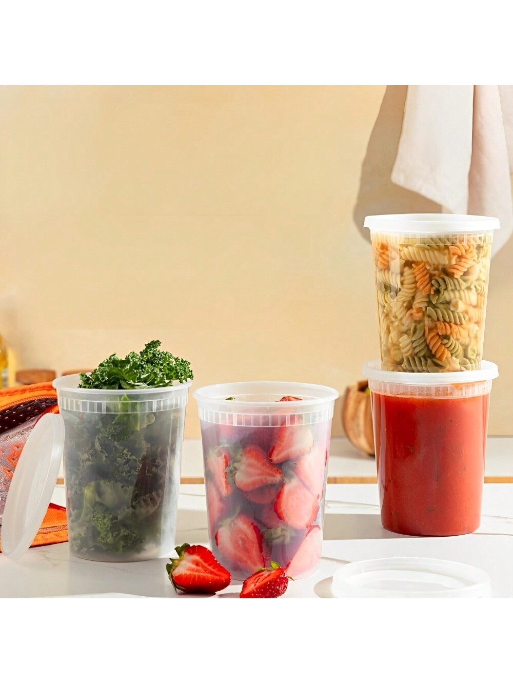 24 Pak 32oz wadah Deli dengan  - Meal Prep Recipes ulasan dan harga