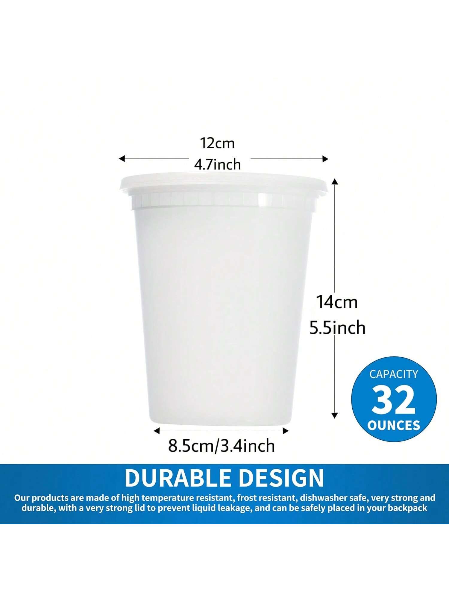 24 Pak 32oz wadah Deli dengan  - Meal Prep Recipes ulasan dan harga