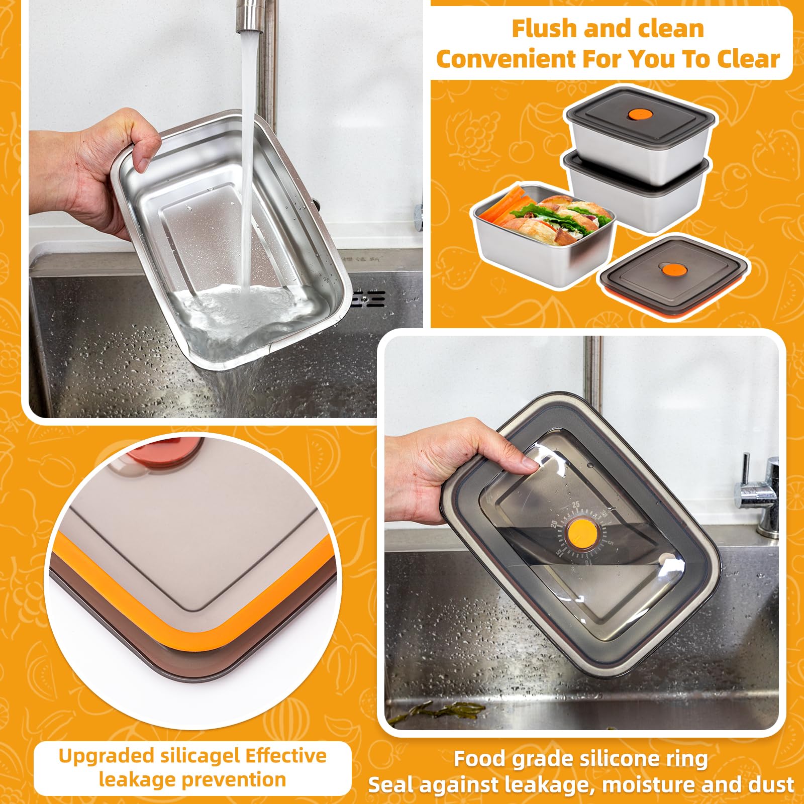 Kotak Makan Siang Berkemah Baj - Stainless Bento Box ulasan dan harga