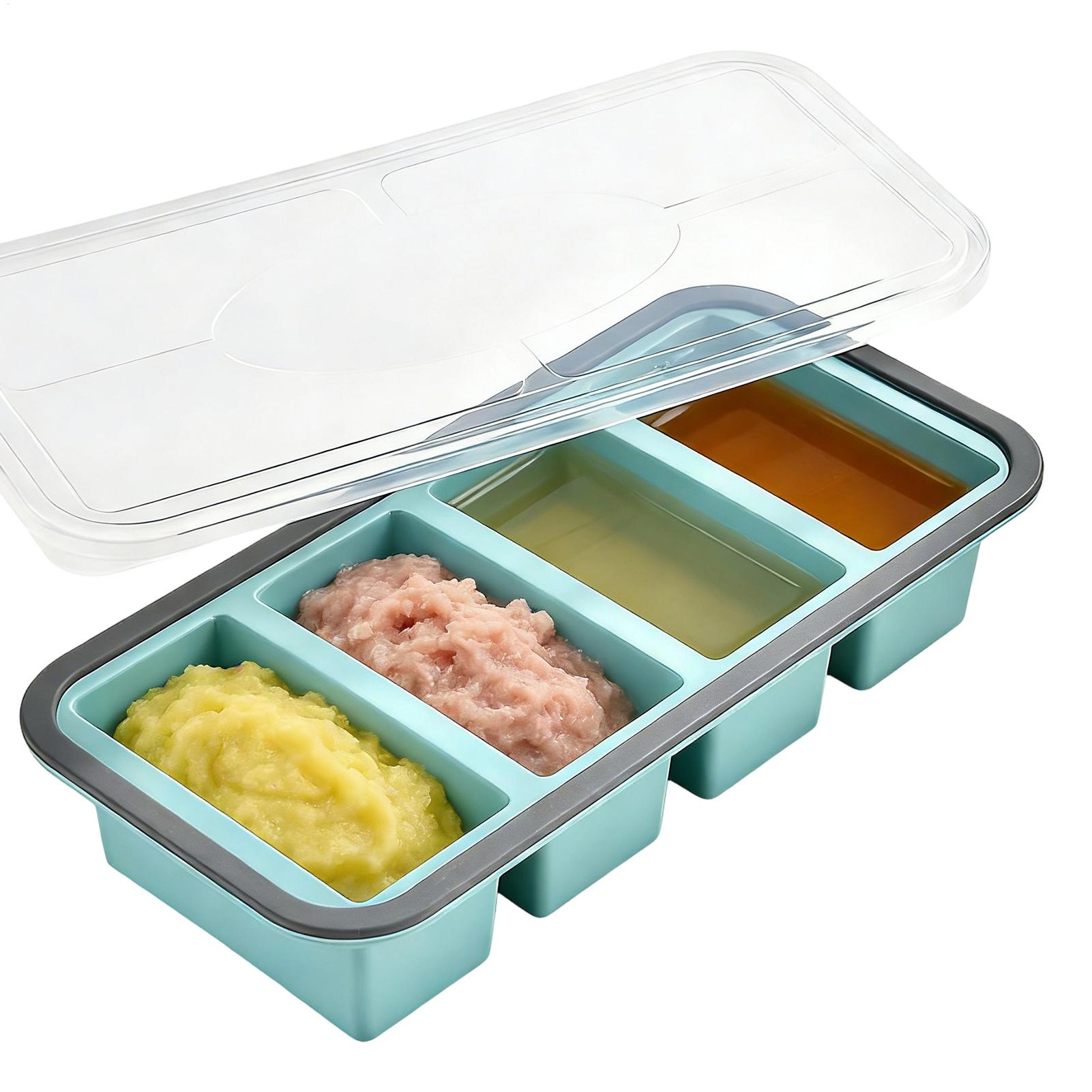 Cetakan Baki Es Silikon dengan - Meal Prep Template ulasan dan harga
