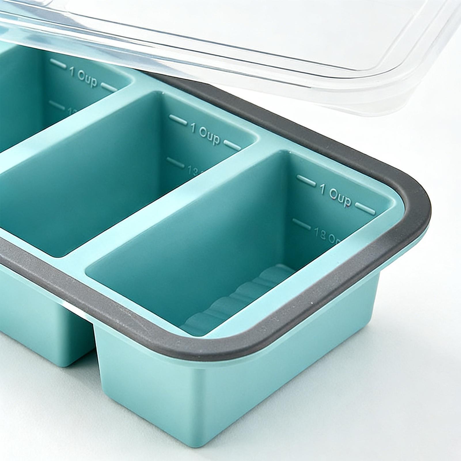 Cetakan Baki Es Silikon dengan - Meal Prep Template ulasan dan harga