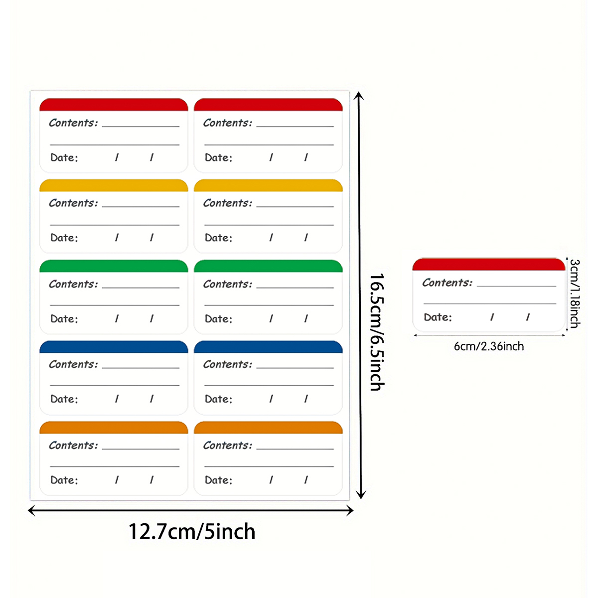 100Pcs Label Freezer Mudah Dil - Meal Prep Freezer ulasan dan harga