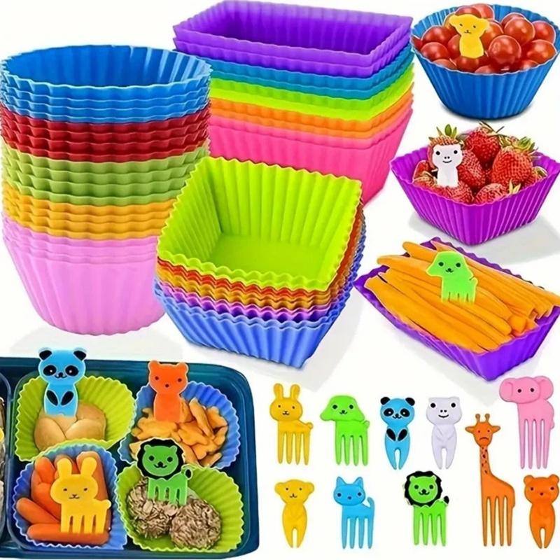 ● 12/24 Buah Pembagi Kotak Mak - Meal Prep Template ulasan dan harga