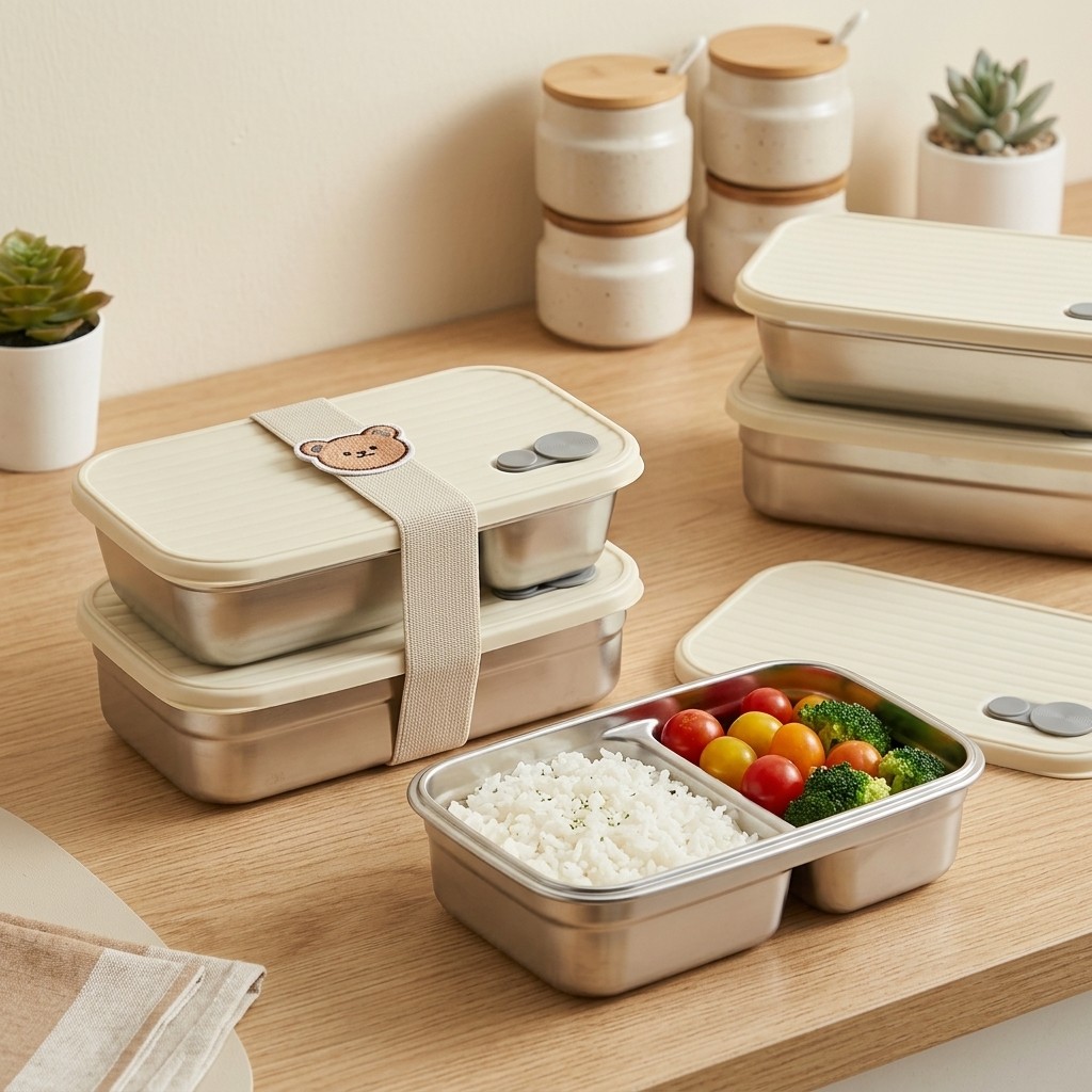 Kotak Bento Stainless Steel, K - Meal Prep Recipes ulasan dan harga