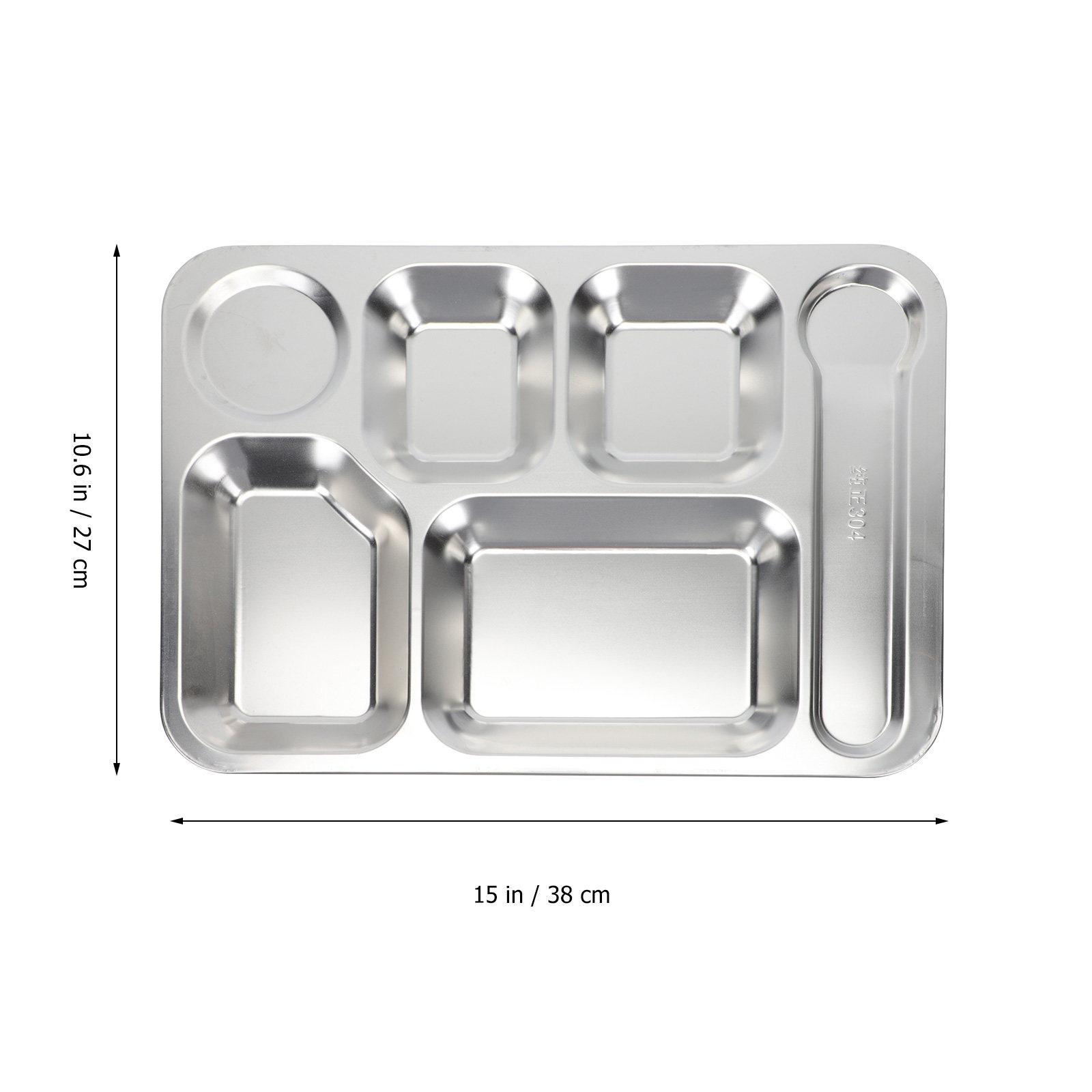 1pc Nampan Makan Stainless Ste - Stainless Bento Box ulasan dan harga