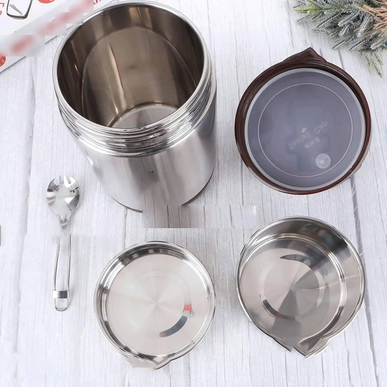 Kotak makan siang bento untuk  - Stainless Bento Box ulasan dan harga