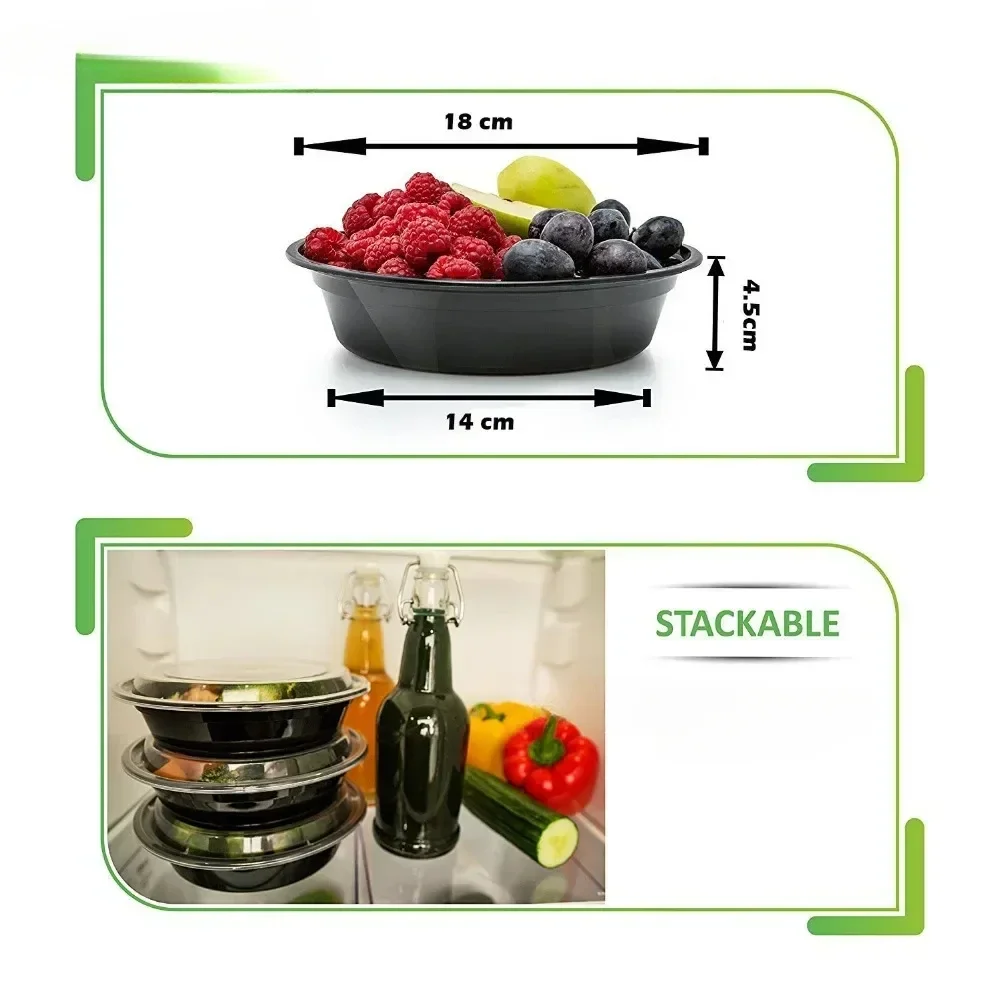 Wadah makanan plastik, wadah m - Meal Prep Freezer ulasan dan harga