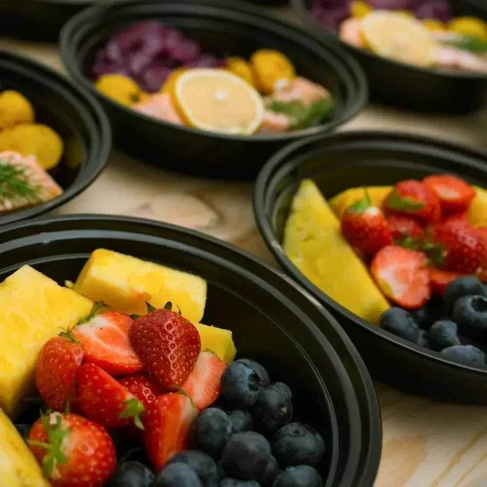 Wadah makanan plastik, wadah m - Meal Prep Freezer ulasan dan harga