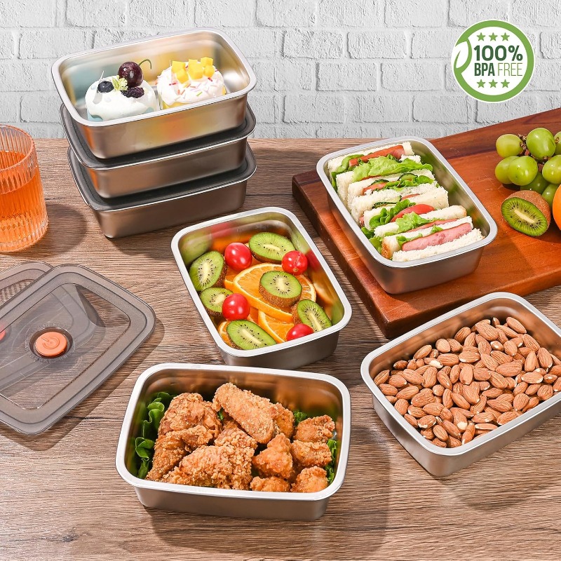 Kotak Bento Stainless Steel Ka - Meal Prep Freezer ulasan dan harga