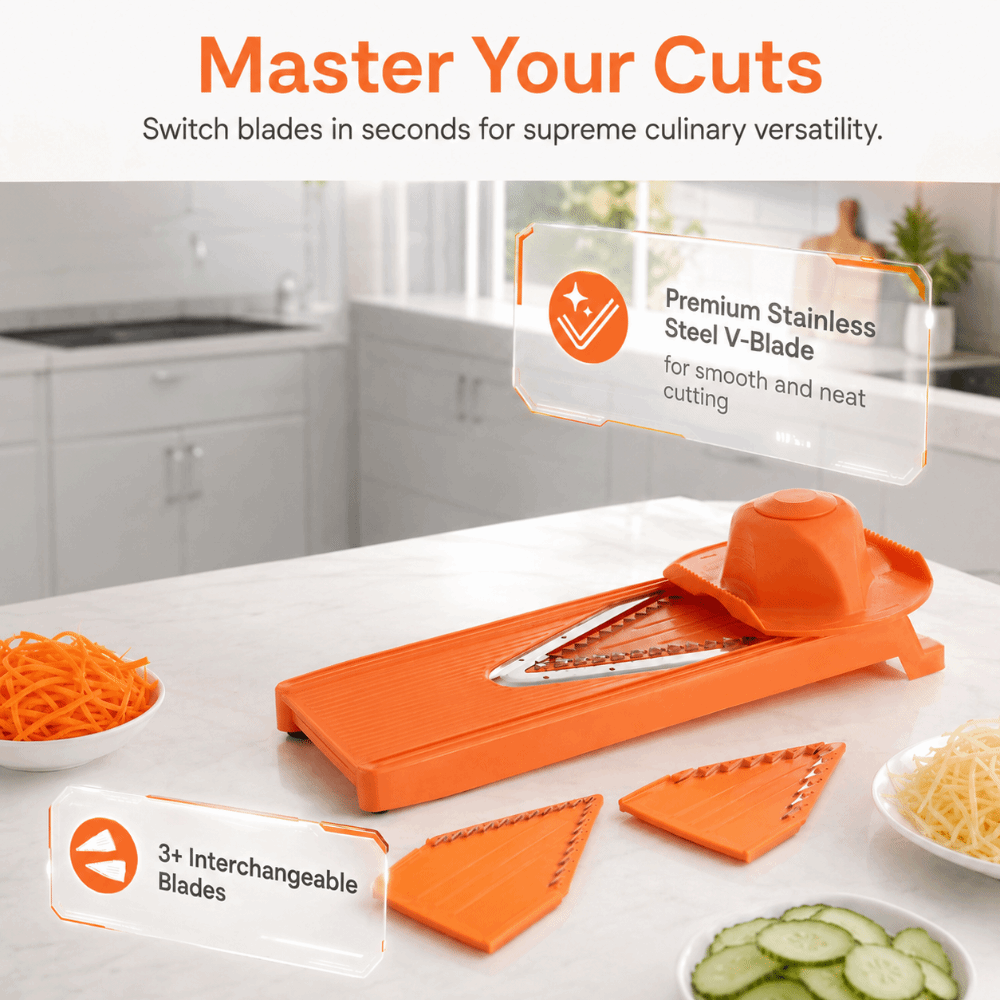 Pemotong Sayuran ABS Mandoline - Mandoline Slicer Guard ulasan dan harga