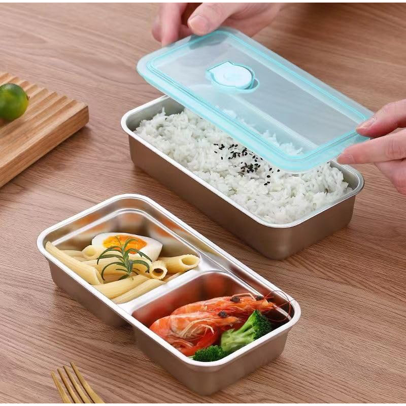 Kotak Penjaga Kesegaran Baja T - Stainless Bento Box ulasan dan harga
