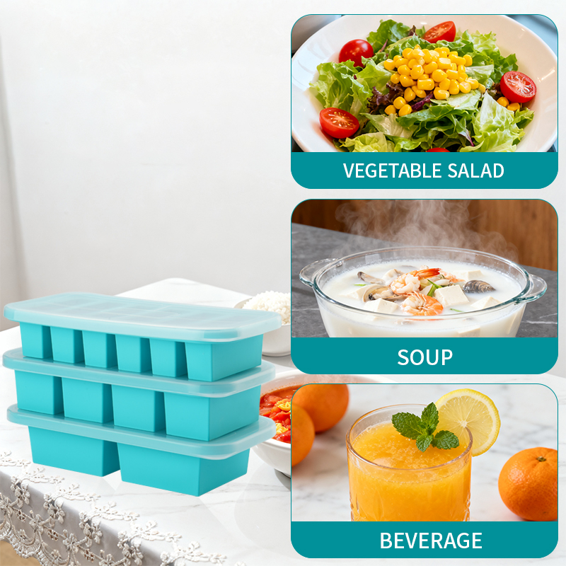 Cetakan Baki Beku Silikon 2 at - Meal Prep Template ulasan dan harga