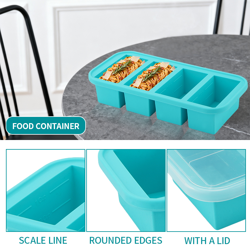 Cetakan Baki Beku Silikon 2 at - Meal Prep Template ulasan dan harga