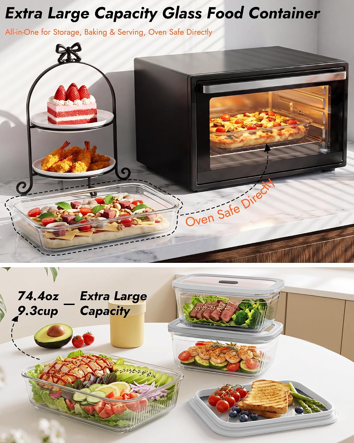 2 Paket Wadah Penyimpanan Maka - Meal Prep Freezer ulasan dan harga