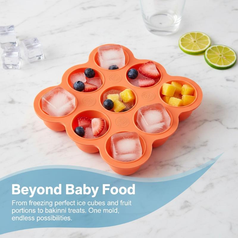 Wadah Silikon Makanan Bayi 9 G - Meal Prep Freezer ulasan dan harga
