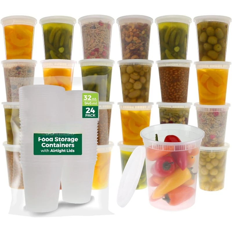 Wadah Deli plastik 8oz-32 Oz d - Meal Prep Freezer ulasan dan harga