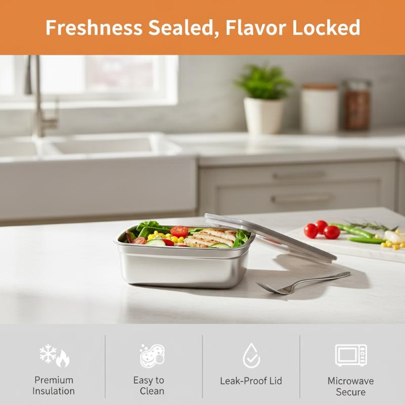 Kotak Makan Siang Berkemah Baj - Meal Prep Freezer ulasan dan harga