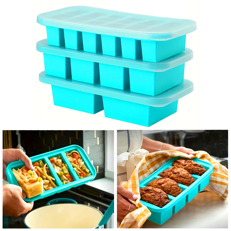 Set Cetakan Beku Silikon, Term - Meal Prep Template ulasan dan harga