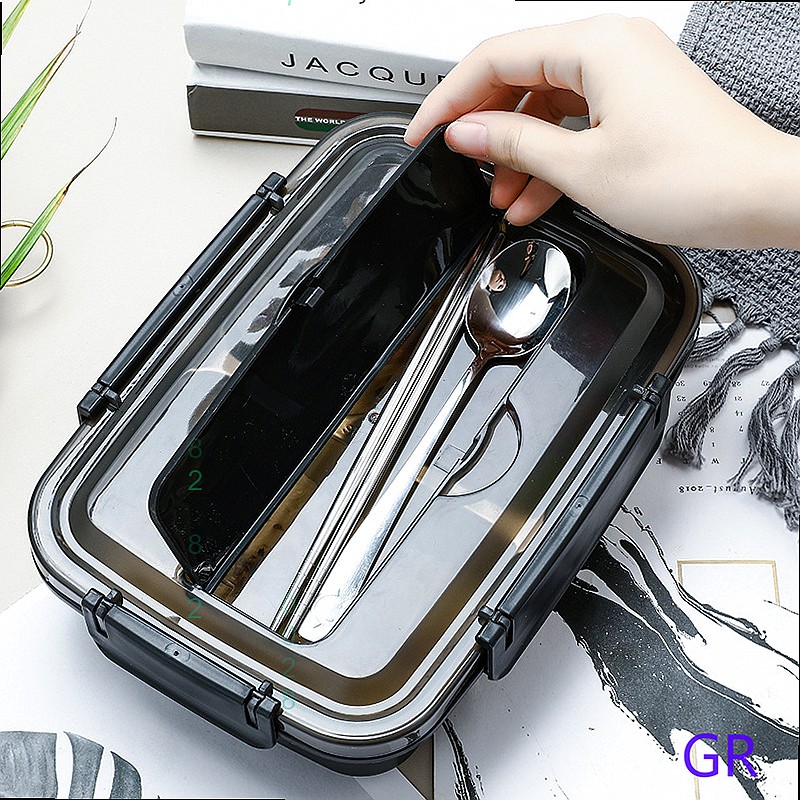 Kotak Makan Siang Portabel Ben - Stainless Bento Box ulasan dan harga