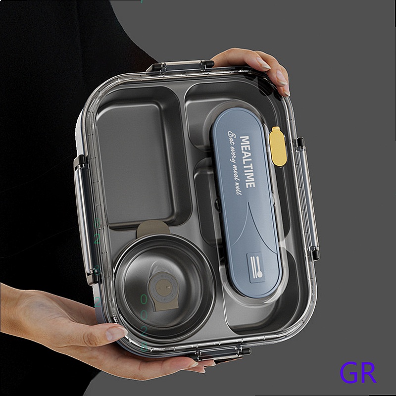 Kotak Bento Kapasitas Besar da - Stainless Bento Box ulasan dan harga