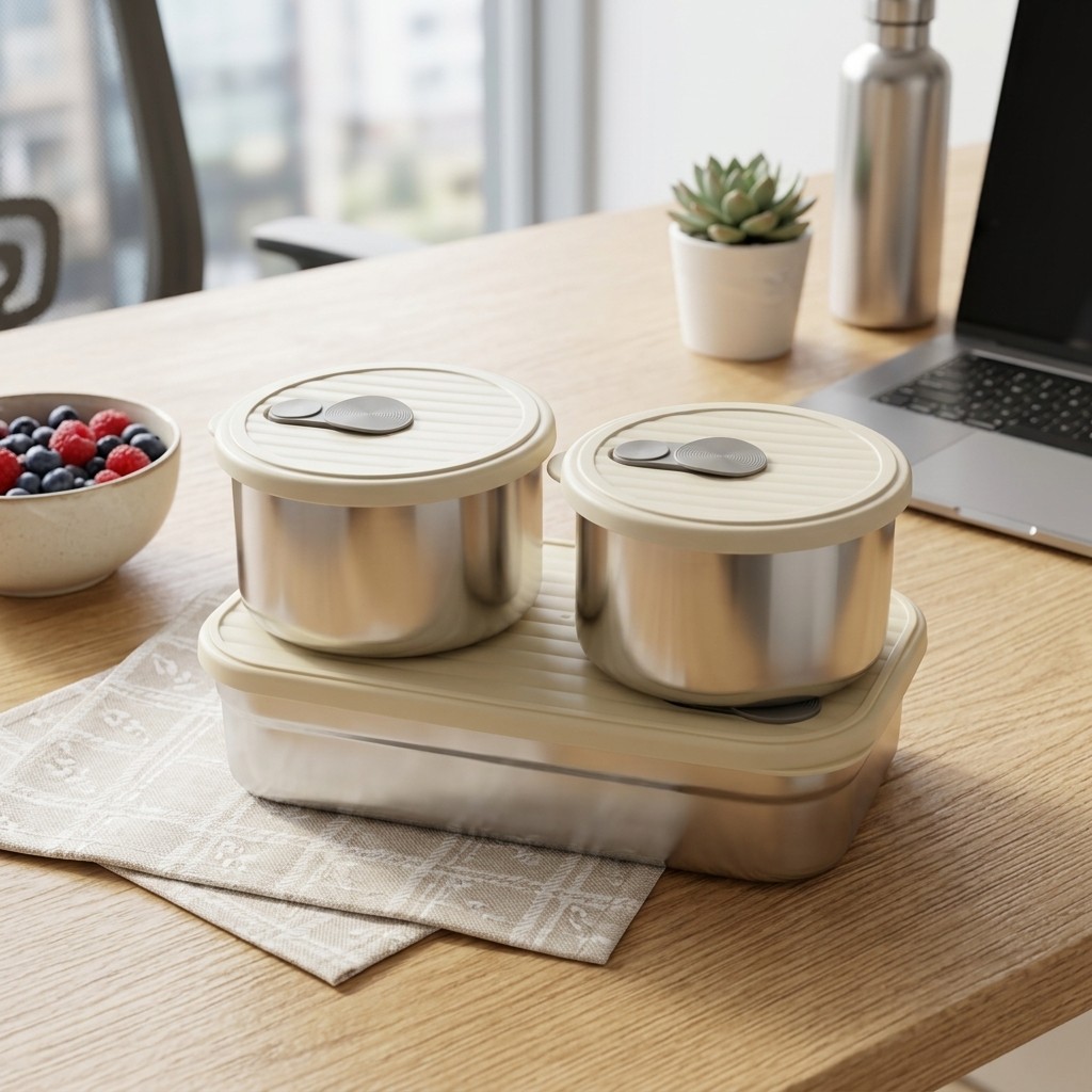 Kotak Bento dari Baja Anti Kar - Meal Prep Recipes ulasan dan harga