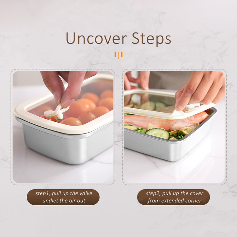 Kotak Penyimpanan Makanan Vaku - Stainless Bento Box ulasan dan harga