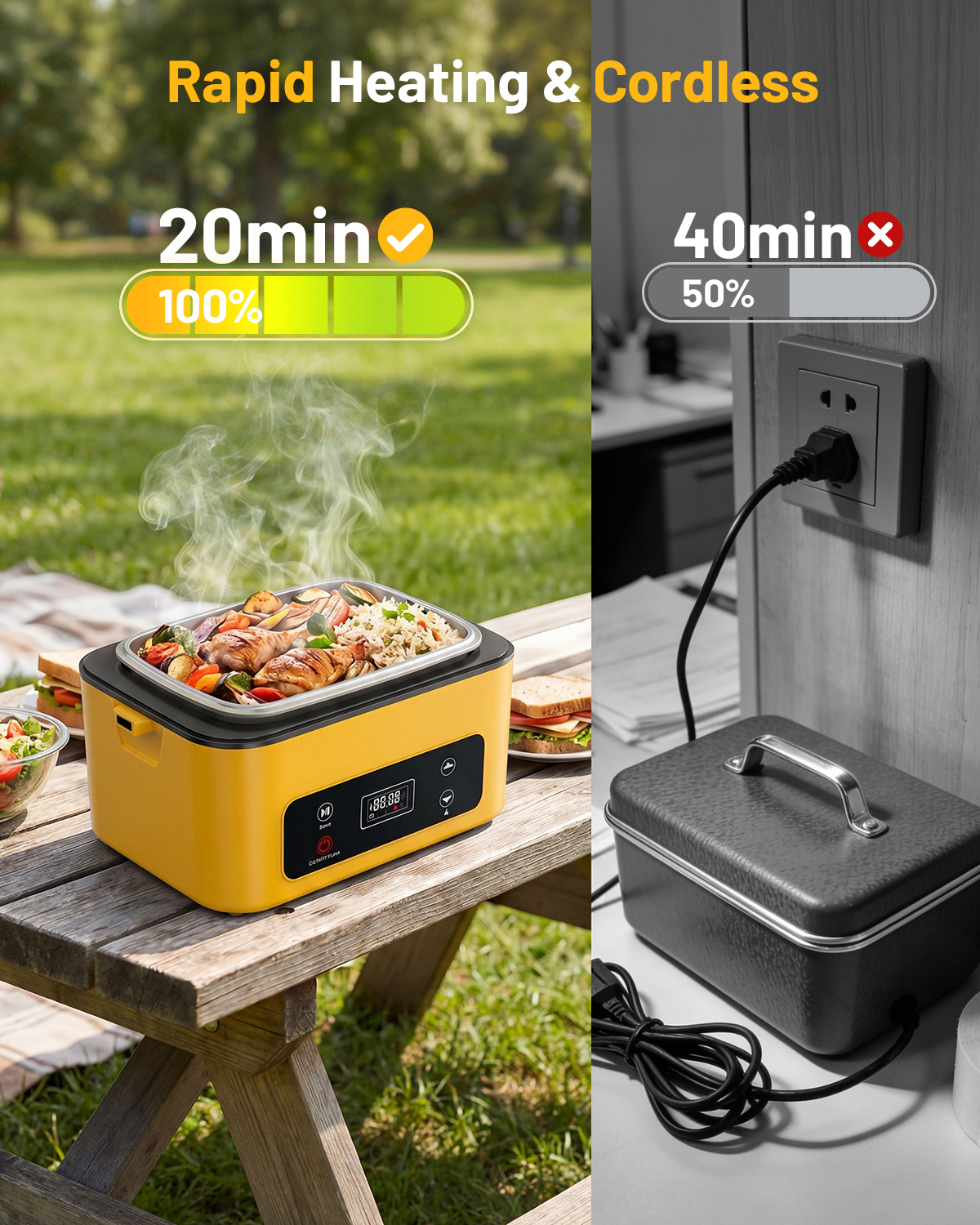 TaskStar Kotak Makan Siang Ber - Stainless Bento Box ulasan dan harga