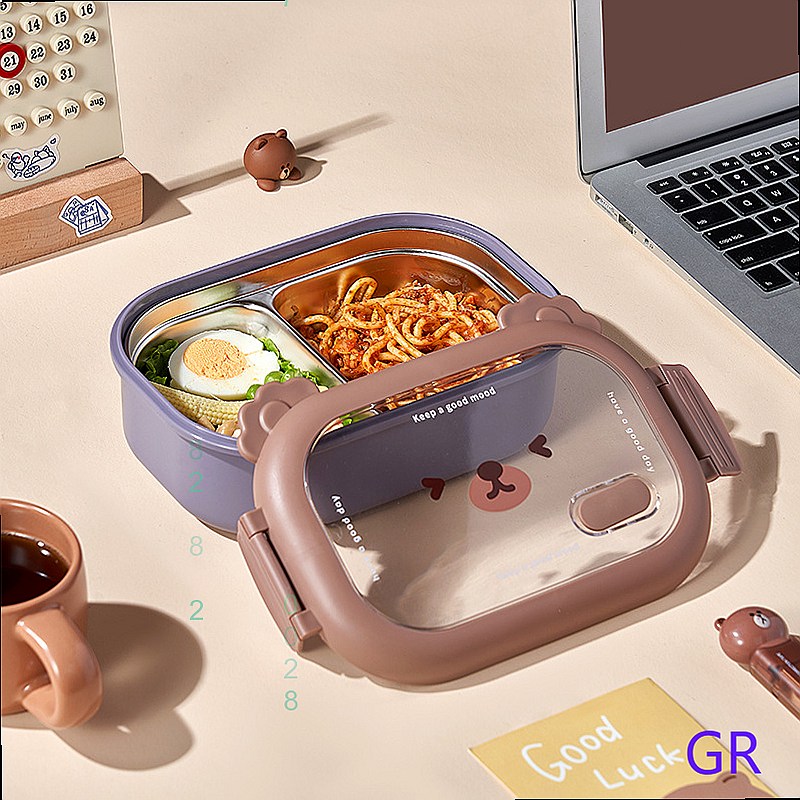 Kotak Makan Siang Berinsulasi  - Stainless Bento Box ulasan dan harga