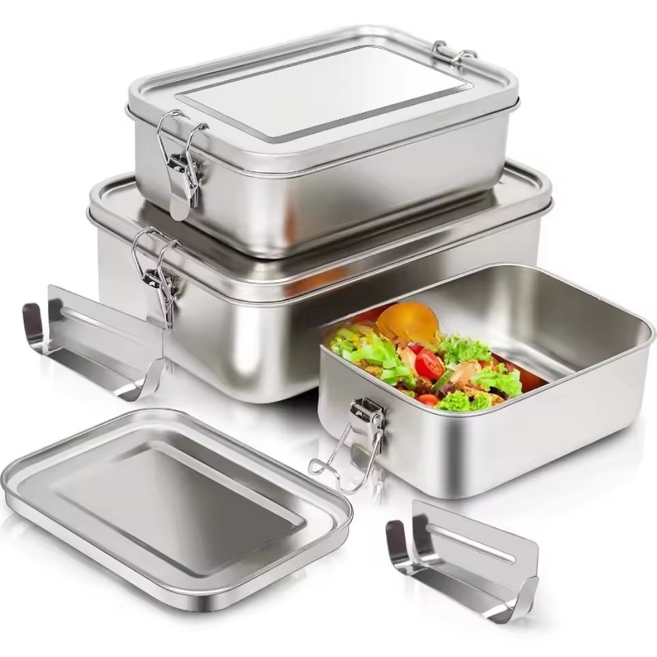 Kotak Bento Stainless Steel Ta - Stainless Bento Box ulasan dan harga