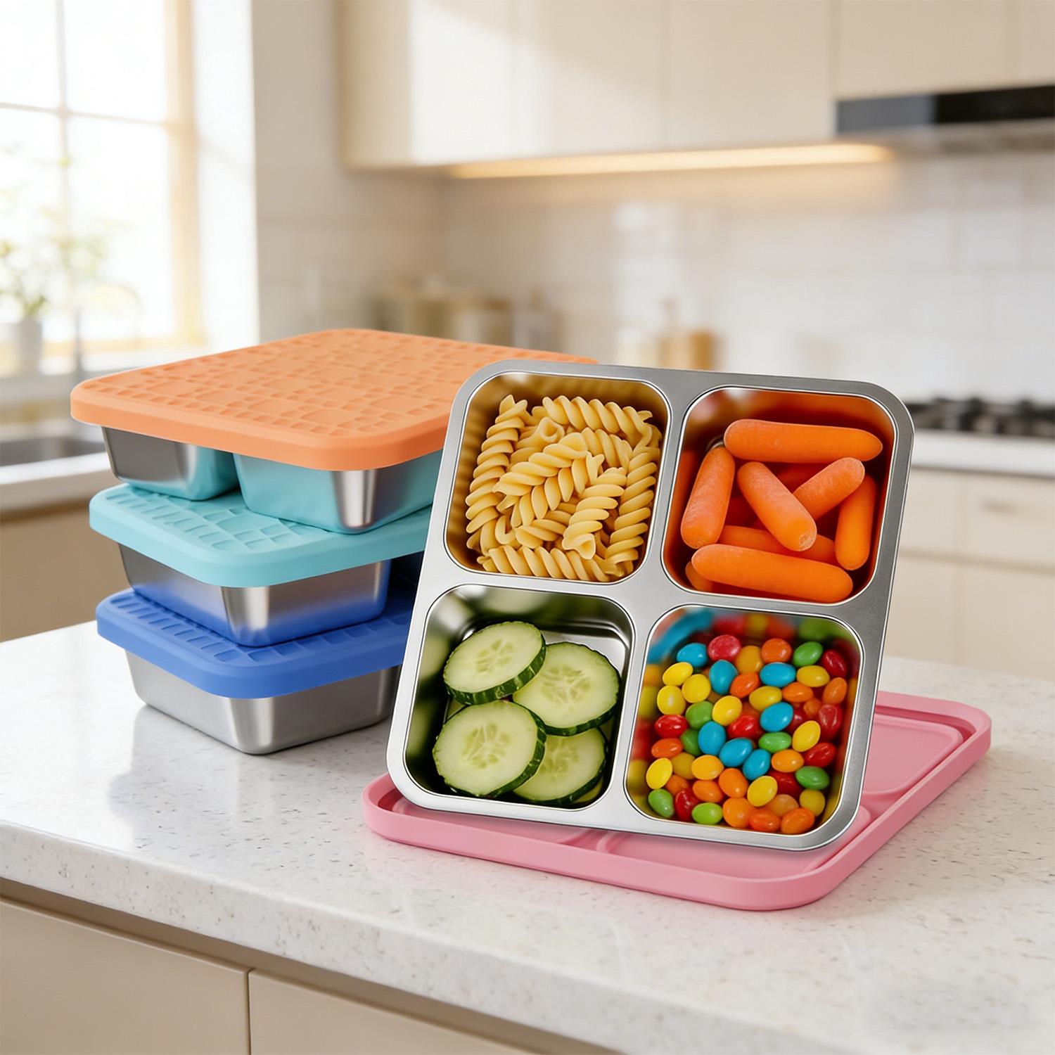 Wadah Makan Stainless Steel 30 - Stainless Bento Box ulasan dan harga