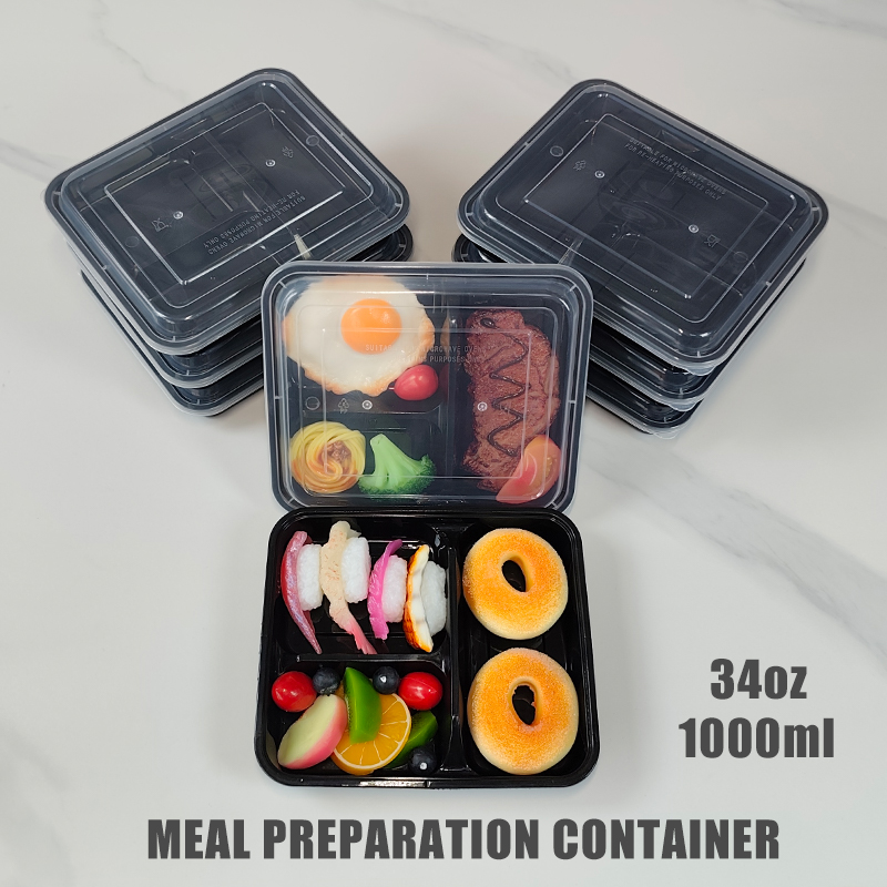 3 Kompartemen 34 Oz/1000 Ml, 1 - Meal Prep Freezer ulasan dan harga